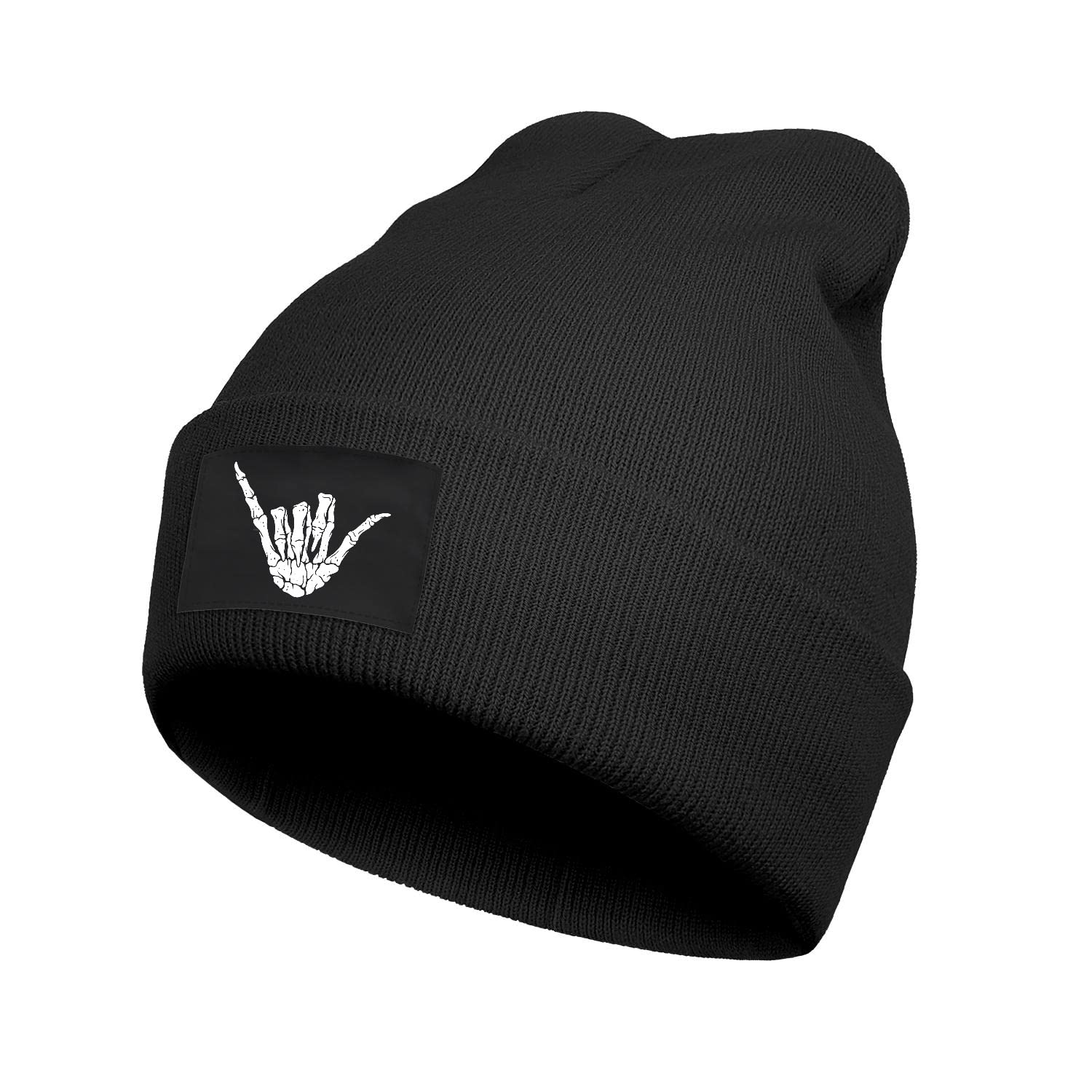 Cool Graphic Beanie for Men and Women - Black